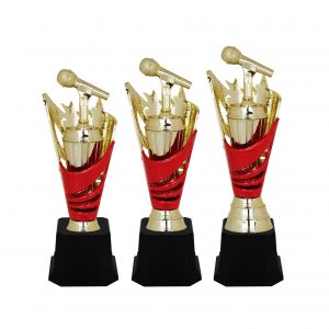 Acrylic Trophy AC4038 – Acrylic Microphone & Star Trophy