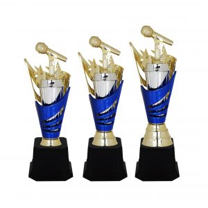 Acrylic Trophy AC4039 – Acrylic Microphone & Star Trophy
