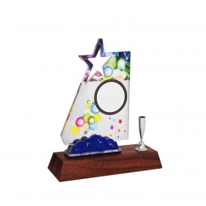 Acrylic Plaques AC4137 – Acrylic Star Plaque