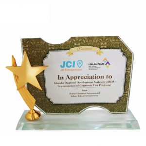 Crystal Plaques CR3031 – Exclusive Crystal Star Plaque
