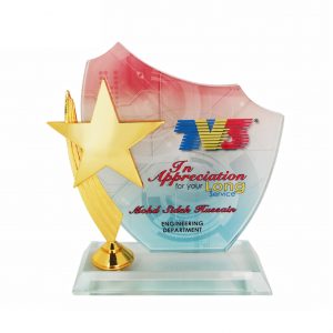Crystal Plaques CR3032 – Exclusive Crystal Star Plaque Crystal Plaques CR3032 – Exclusive Crystal Star Plaque