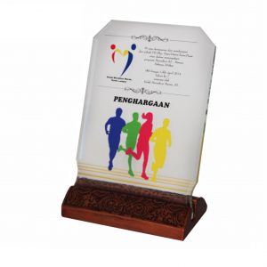 Crystal Plaques CR3041 – Exclusive Wood & Crystal Plaque Crystal Plaques CR3041 – Exclusive Wood & Crystal Plaque