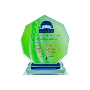 Crystal Plaques CR8036 – Exclusive Nonagonal Crystal Glass Awards
