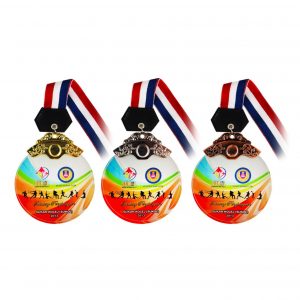 Crystal Medals CR8092 – Crystal Hanging Medal (Gold, Silver, Bronze)