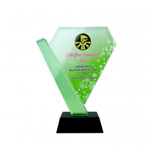 Crystal Plaques CR8167 – Exclusive Diamond Crystal Glass Awards