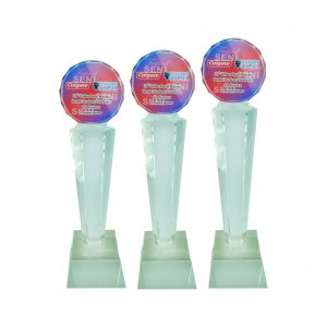 Crystal Trophy CR8189 – Exclusive Crystal Glass Awards