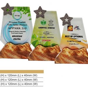 Crystal Plaques CR8318 – Color Crystal Award Crystal Plaques CR8318 – Color Crystal Award