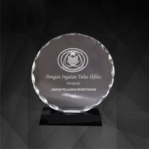 Crystal Plaques CR9035 – Exclusive Round Crystal Plaques Crystal Plaques CR9035 – Exclusive Round Crystal Plaques