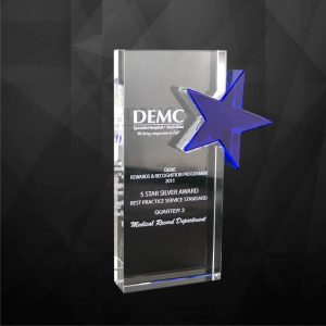 Crystal Plaques CR9069 – Exclusive Crystal Star Award Crystal Plaques CR9069 – Exclusive Crystal Star Award