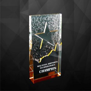 Crystal Plaques CR9093 – Exclusive Crystal Star Award Crystal Plaques CR9093 – Exclusive Crystal Star Award