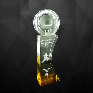 Crystal Trophy CR9094 – Exclusive Crystal Globe Award