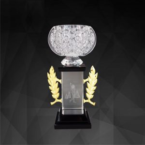 Crystal Trophy CR9143 – Exclusive Crystal Bowl Trophy