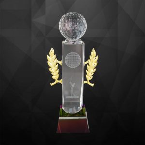 Crystal Trophy CR9145 – Exclusive Crystal Golf Trophy