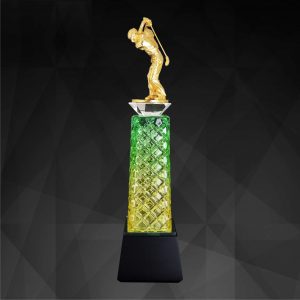 Crystal Trophy CR9203 – Exclusive Crystal Golf Trophy