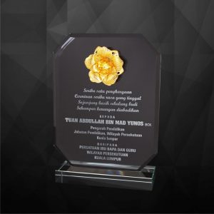 Crystal Plaques CR9219 – Exclusive Crystal Flower Plaques Crystal Plaques CR9219 – Exclusive Crystal Flower Plaques