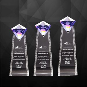 Crystal Plaques CR9257 – Exclusive Crystal Diamond Plaques Crystal Plaques CR9257 – Exclusive Crystal Diamond Plaques