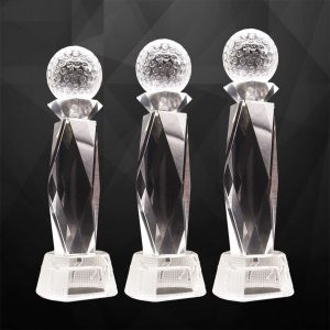 Crystal Trophy CR9277 – Exclusive Crystal Golf Trophy