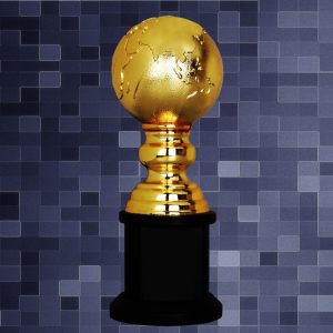 Sculpture Trophy CR9295 – Exclusive Globe Sculptures Awards