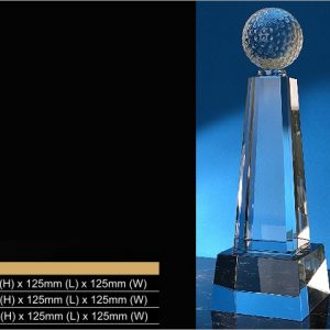 Crystal Trophy CR9348 – Exclusive Golf Crystal Trophy Crystal Trophy CR9348 – Exclusive Golf Crystal Trophy