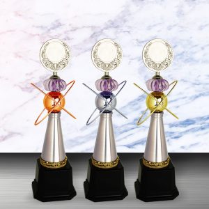 Silver Trophy EXWS6109 – Exclusive White Silver Trophy (Gold, Silver, Bronze)