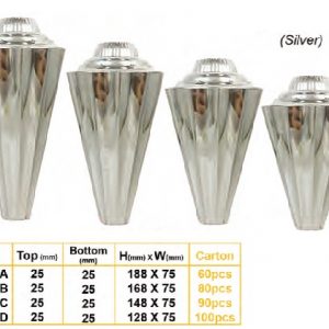 Plastic Trophy PLTC0100 – Plastic component silver